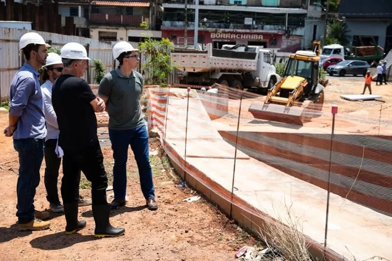PBH retoma obras da Praça das Águas para reduzir alagamentos