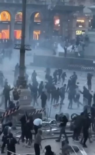 Protesto contra custo de vida termina em confrontos e 50 detenções em Milão