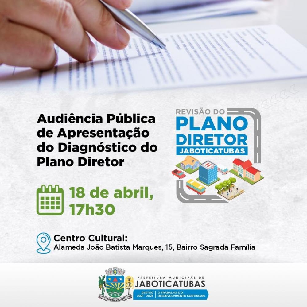 Jaboticatubas discute em audiência pública o diagnóstico do novo plano diretor da cidade