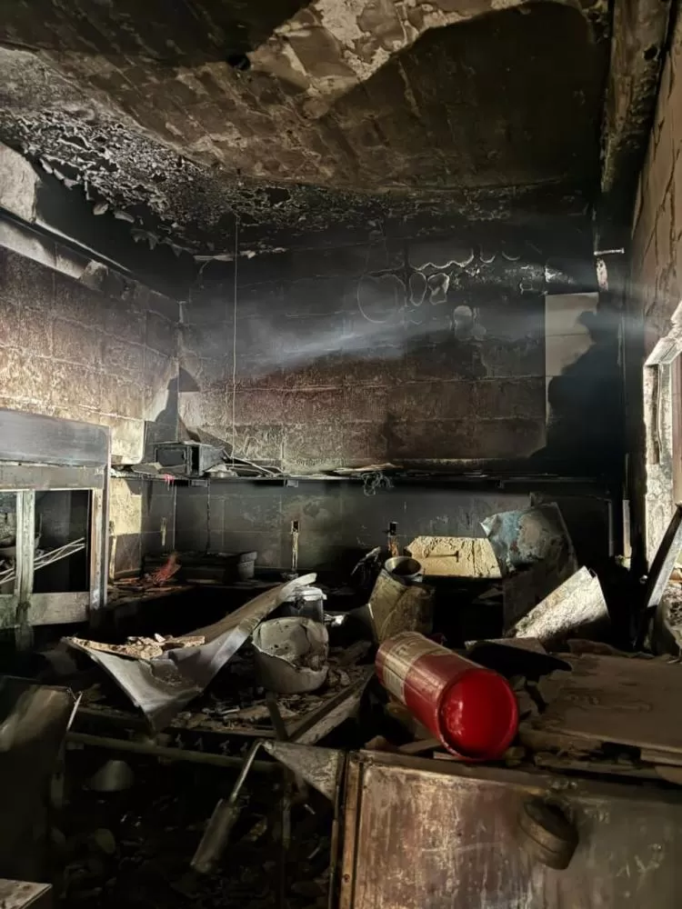 Incêndio atinge cozinha de restaurante no bairro Santa Efigênia