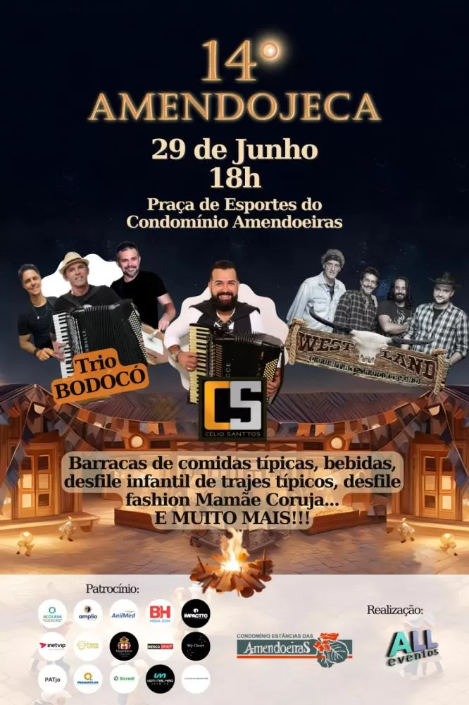 A festa mais aguardada do ano está chegando: vem aí a 14ª Edição do Amendojeca 