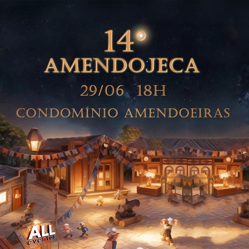 14ª edição do Amendojeca acontece no próximo sábado (29) no Condomínio Estâncias das Amendoeiras