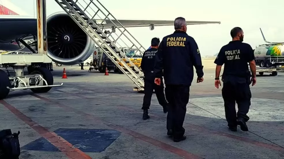 Polícia Federal em Confins (imagem de arquivo) — Foto: Polícia Federal