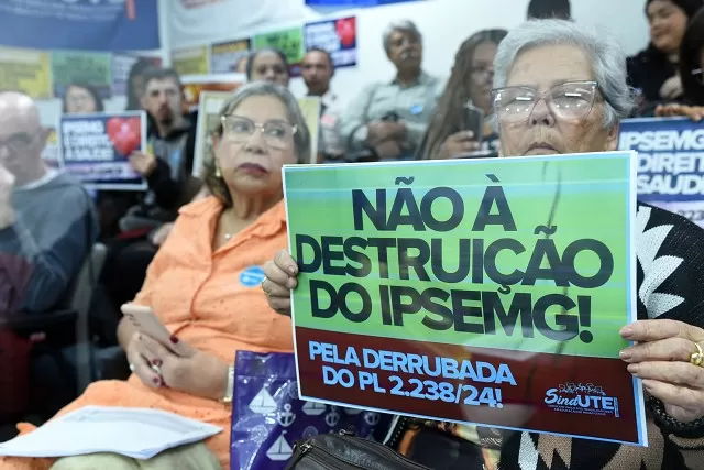 PL que aumenta contribuição do IPSEMG avança na Assembleia de Minas