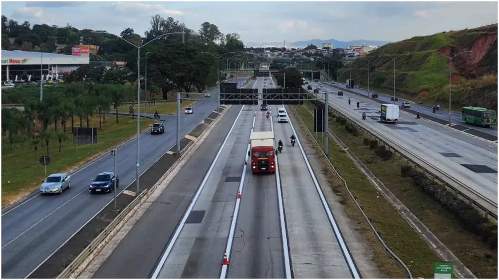Obras na MG-010 entram em nova fase e uma faixa será interditada