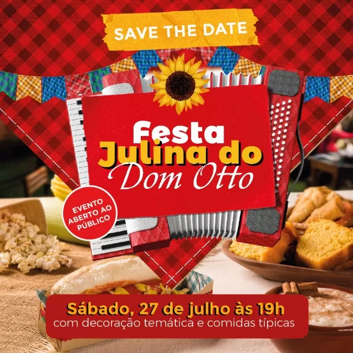 Hotel Dom Otto vai promover Festa Julina com música ao vivo e gastronomia típica