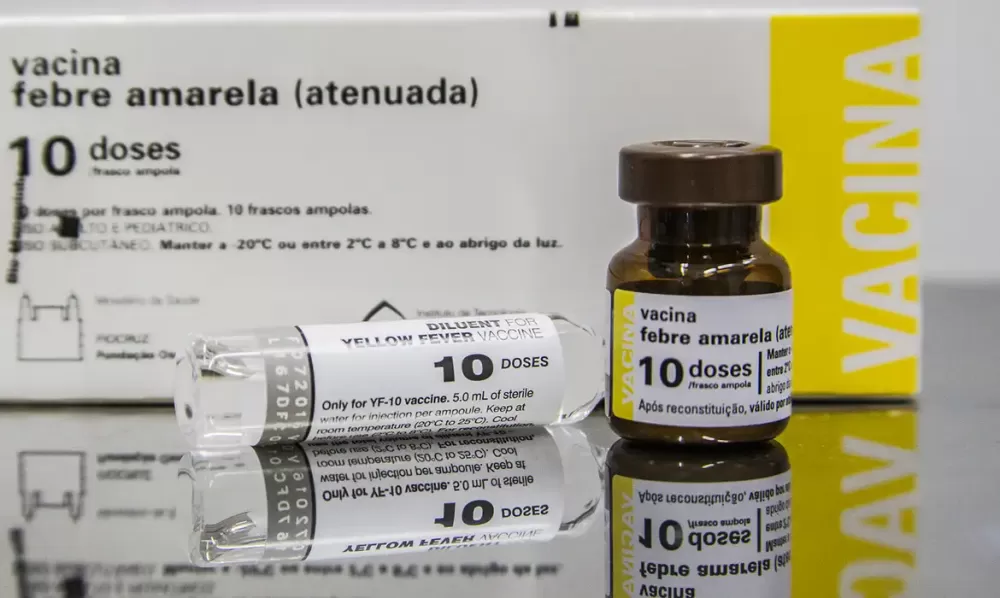 Estado convoca 34 mil crianças que ainda não se vacinaram contra febre amarela