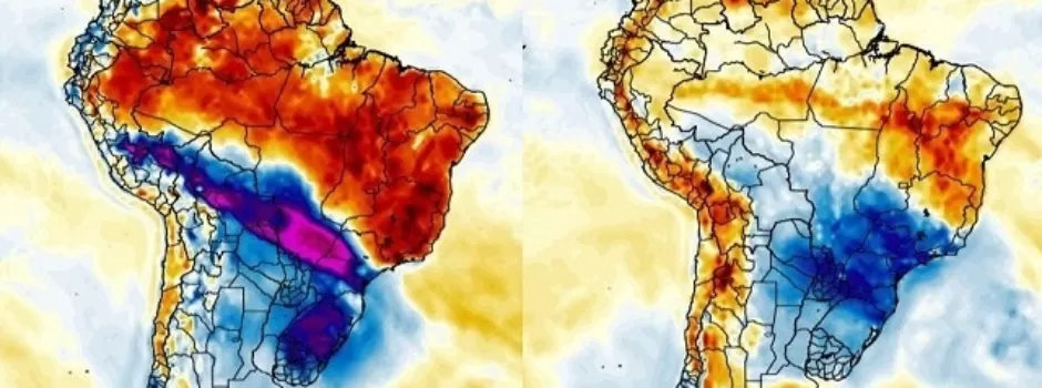 Frente fria chega à RMBH nesta sexta-feira e temperatura deve cair