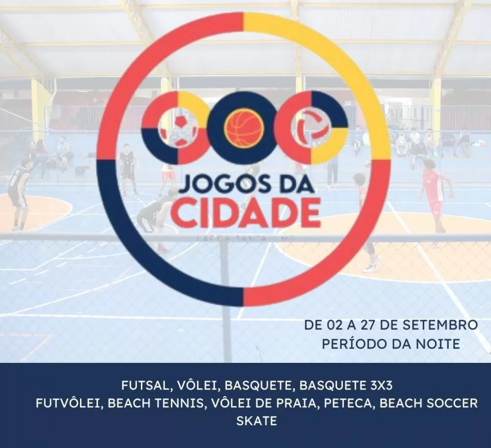 Jogos da cidade de Lagoa Santa começam nesta segunda-feira com diversas modalidades