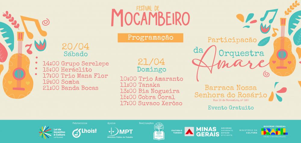 Matozinhos recebe Festival de Mocambeiro nos dias 20 e 21 de abril 