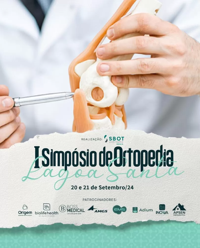 Lagoa Santa sedia I Simpósio de Ortopedia e Traumatologia nos dias 20 e 21 de setembro