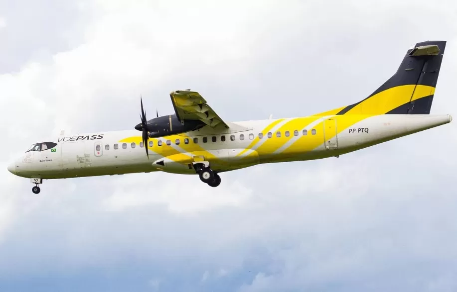 Aeronave da Voepass retorna a Minas Gerais após problema técnico durante voo