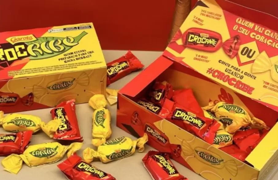 Garoto lança Crocribe, caixa com bombons Caribe e Crocante, mas com menos chocolate