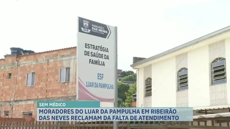 Moradores denunciam falta de estrutura em posto de saúde de Ribeirão das Neves