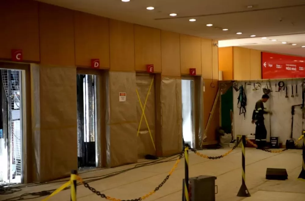 Elevadores da Cidade Administrativa são liberados para servidores em Minas Gerais