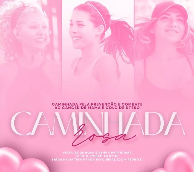 São José da Lapa promove Caminhada Rosa em apoio à prevenção do câncer de mama e colo de útero