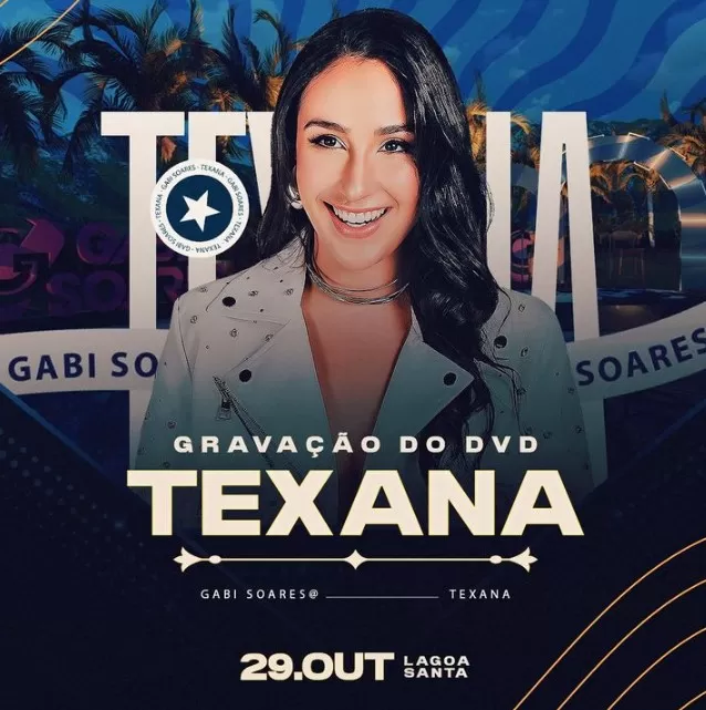 Gabi Soares se prepara para a gravação de seu primeiro DVD, “TEXANA”