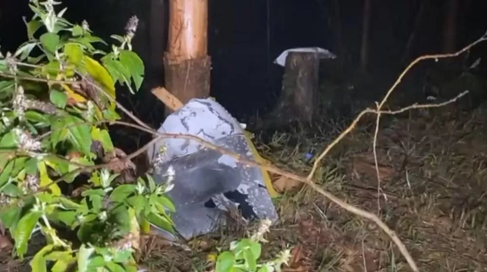 Avião de pequeno porte cai em São Paulo durante tempestade a caminho de BH