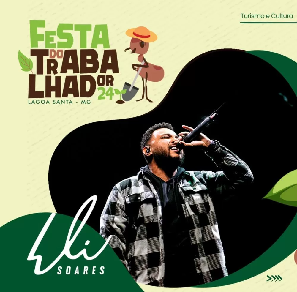 Lagoa Santa celebra o Dia do Trabalhador com festa na praça Felipe Rodrigues