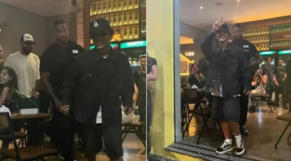 Bruno Mars surpreende fãs ao ser visto curtindo noite em bar de Belo Horizonte