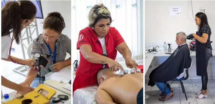 Aeroporto da Pampulha leva serviços de saúde e bem-estar gratuitos para a comunidade