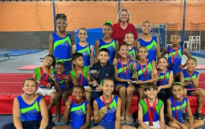Ginastas de Lagoa Santa brilham no torneio estadual de ginástica de trampolim em Itabira