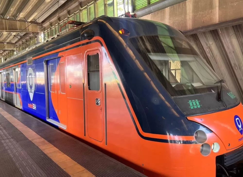Intervalo das viagens do Metrô de BH aumenta a partir de hoje