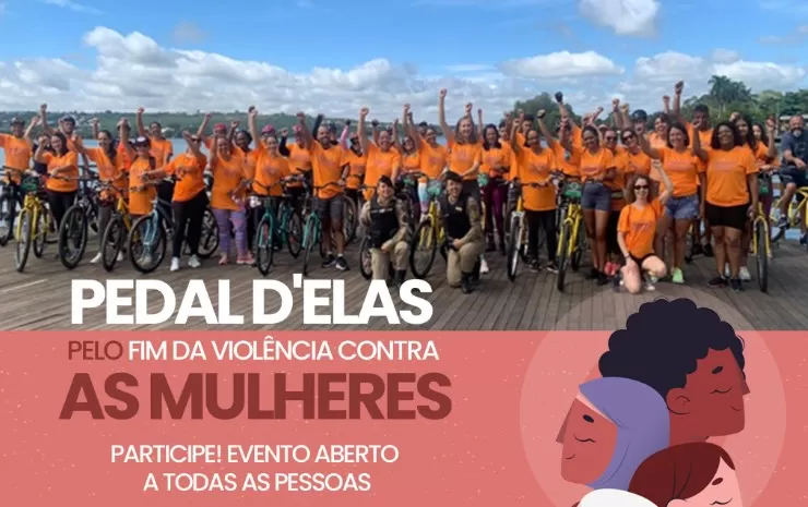 Lagoa Santa mobiliza população com Pedal D'Elas pelo fim da violência contra as mulheres