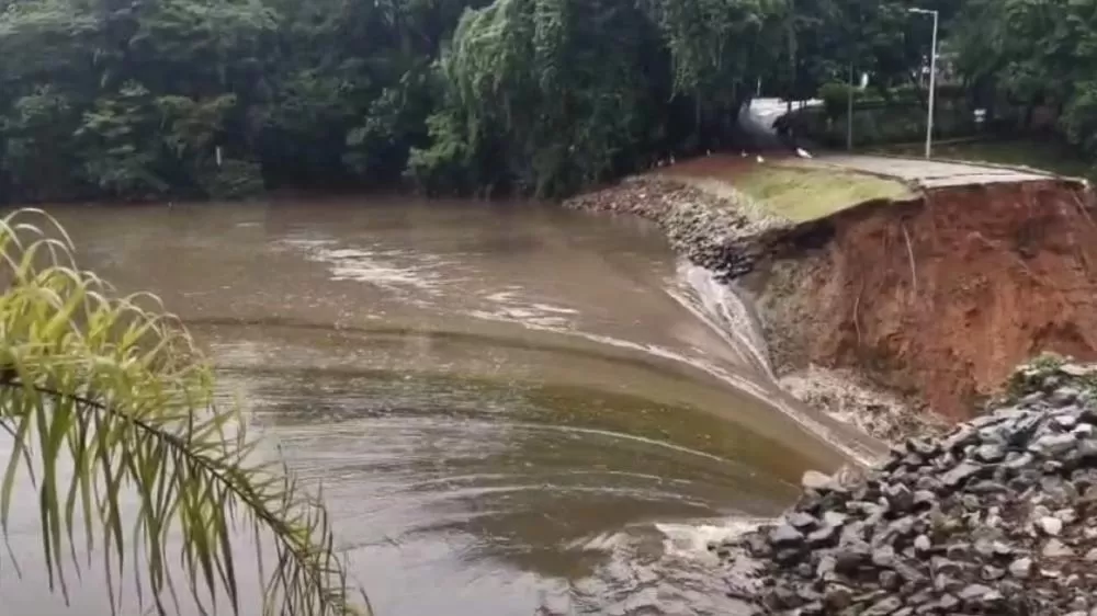 Após rompimento de barragem, Parque Lagoa do Nado reabre com área isolada para perícia
