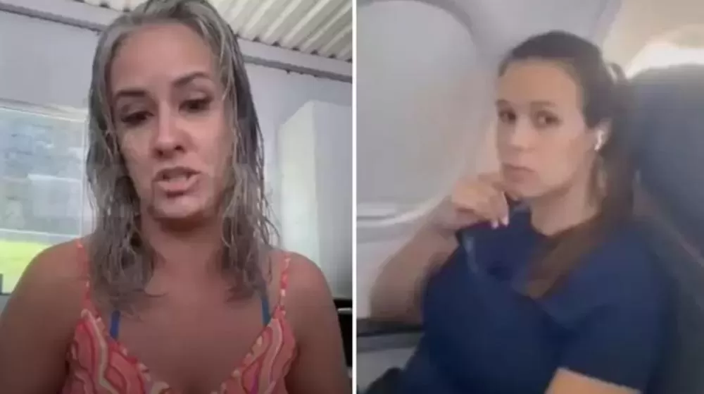 Mãe se pronuncia após confusão em avião e pede desculpas por comportamento do filho