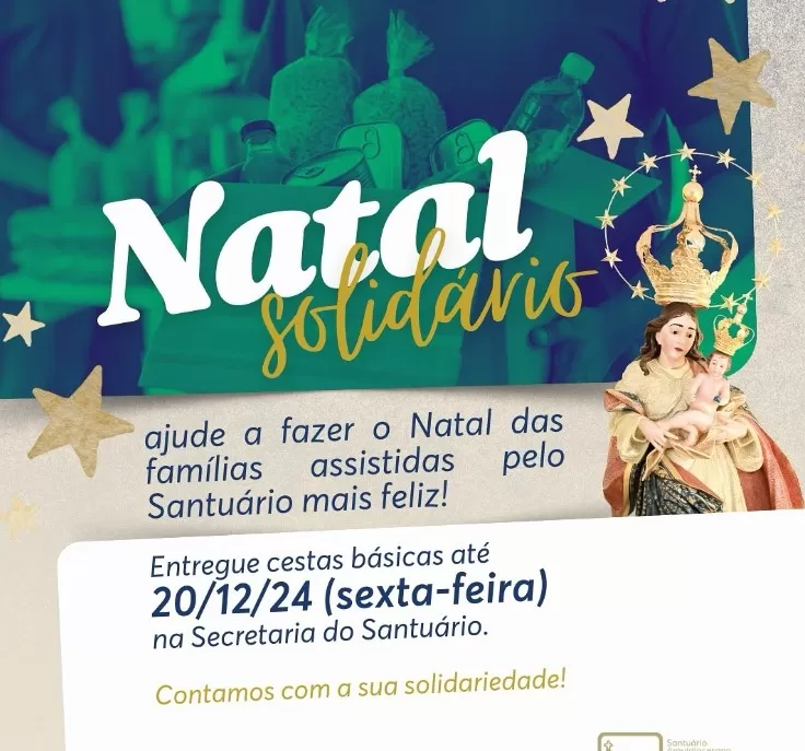 Santuário Nossa Senhora da Saúde promove campanha de Natal em Lagoa Santa