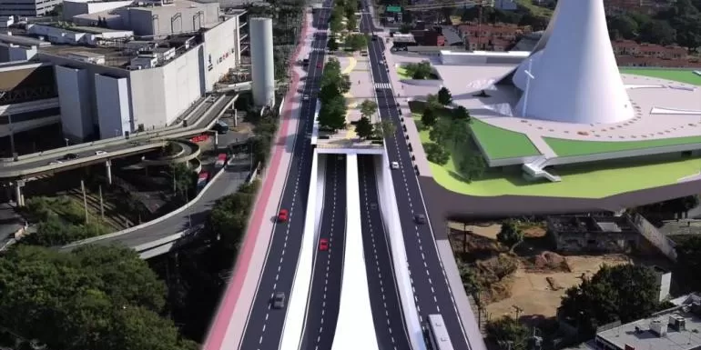 PBH abre licitação para construção de trincheira na Cristiano Machado, em frente à Catedral Cristo Rei