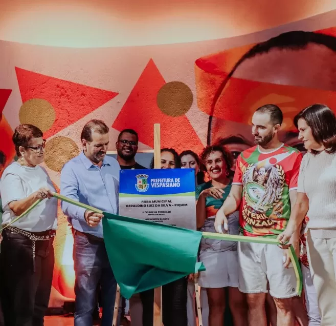 Vespasiano inaugura nova Feira Municipal Geraldino Luiz da Silva com espaços para arte e cultura