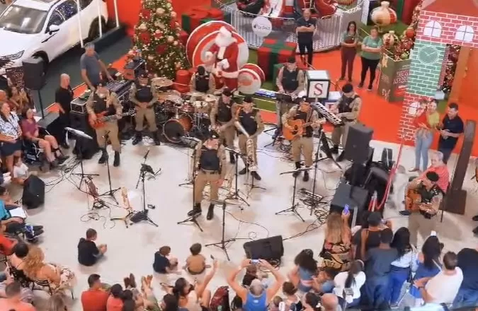 PMMG realiza homenagem de Natal com ações de inclusão e empatia em parceria com o Shopping Del Rey
