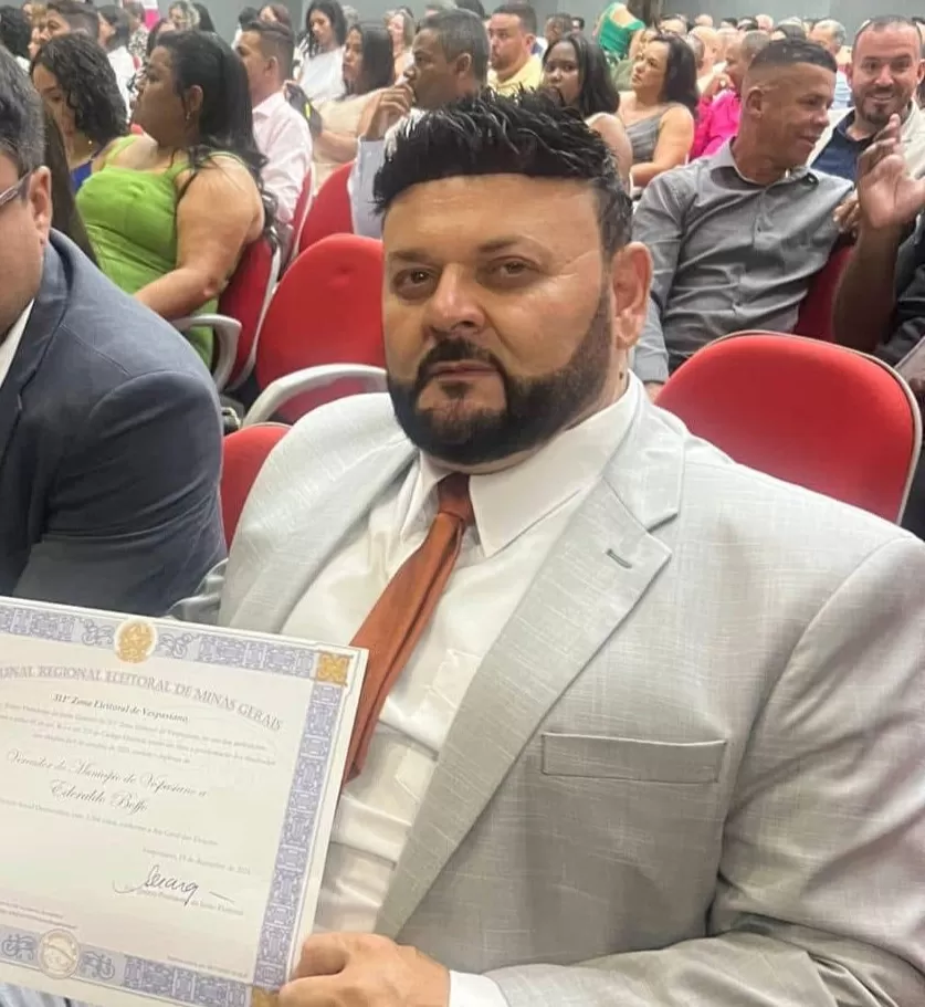 Acidente de carro mata vereador de Vespasiano Ederaldo Boffo