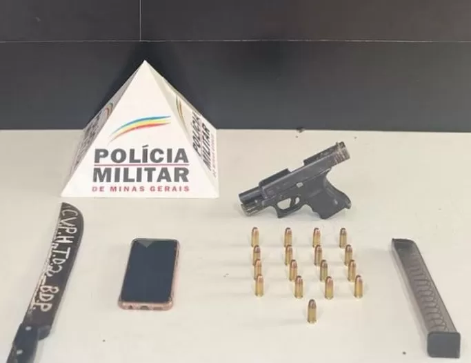 Denúncia anônima leva à apreensão de menor infrator e arma de fogo em Lagoa Santa