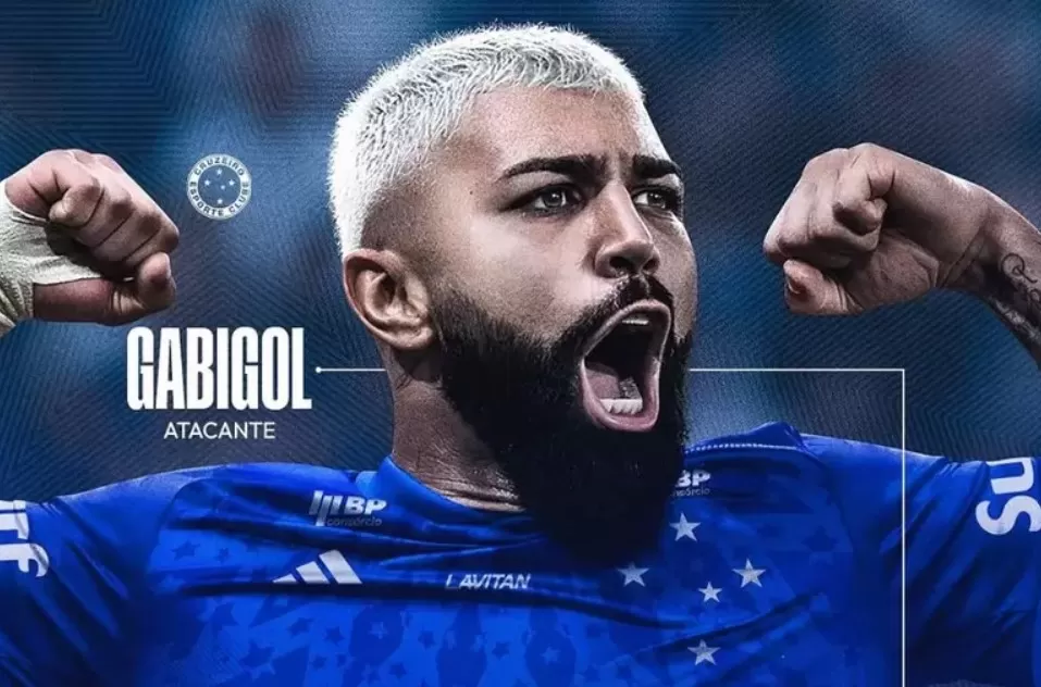 Gabigol será apresentado no Cruzeiro neste sábado no Mineirão