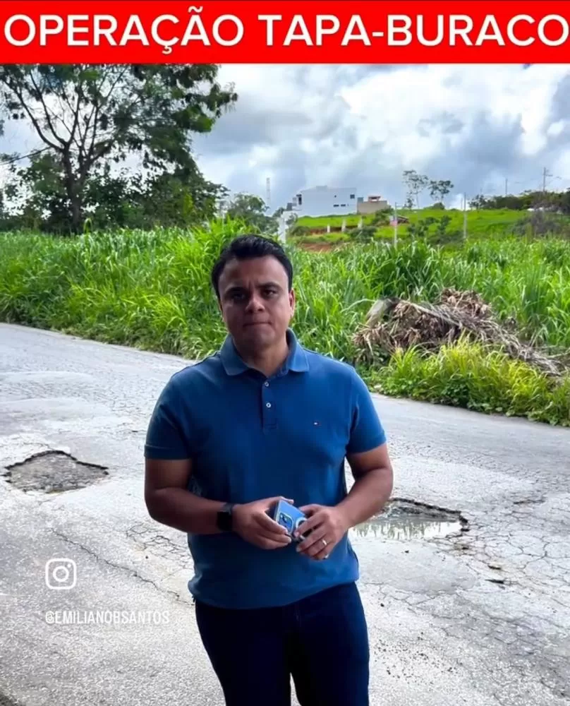 Prefeito de Pedro Leopoldo dá início à mega operação tapa-buracos na cidade