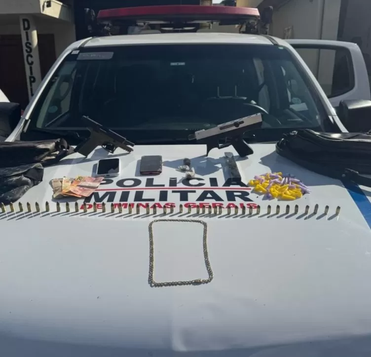 Polícia Militar realiza megaoperação em Lagoa Santa e apreende armas, drogas e veículos roubados