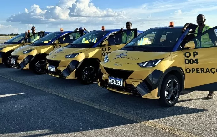 BH Airport inova com a troca de veículos movidos a combustíveis fósseis por elétricos