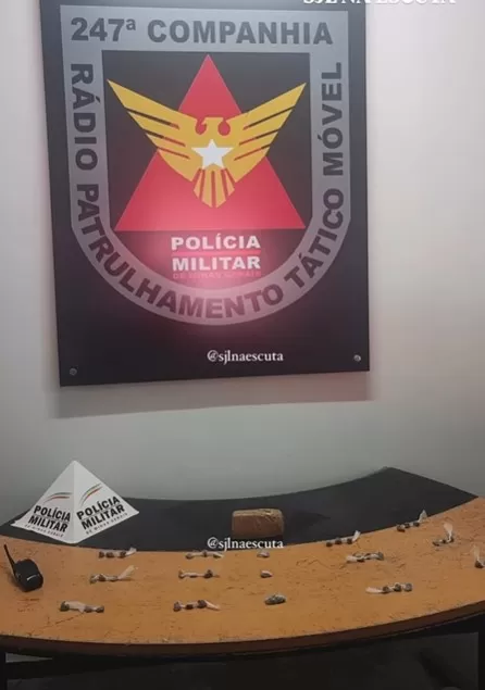 Polícia Militar prende dois suspeitos e apreende drogas em São José da Lapa