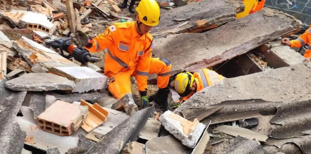 Trabalhador é esmagado por laje de concreto em Sete Lagoas e sobrevive