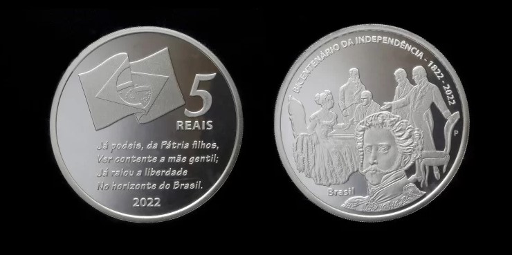 Moeda comemorativa de R$5 é lançada hoje