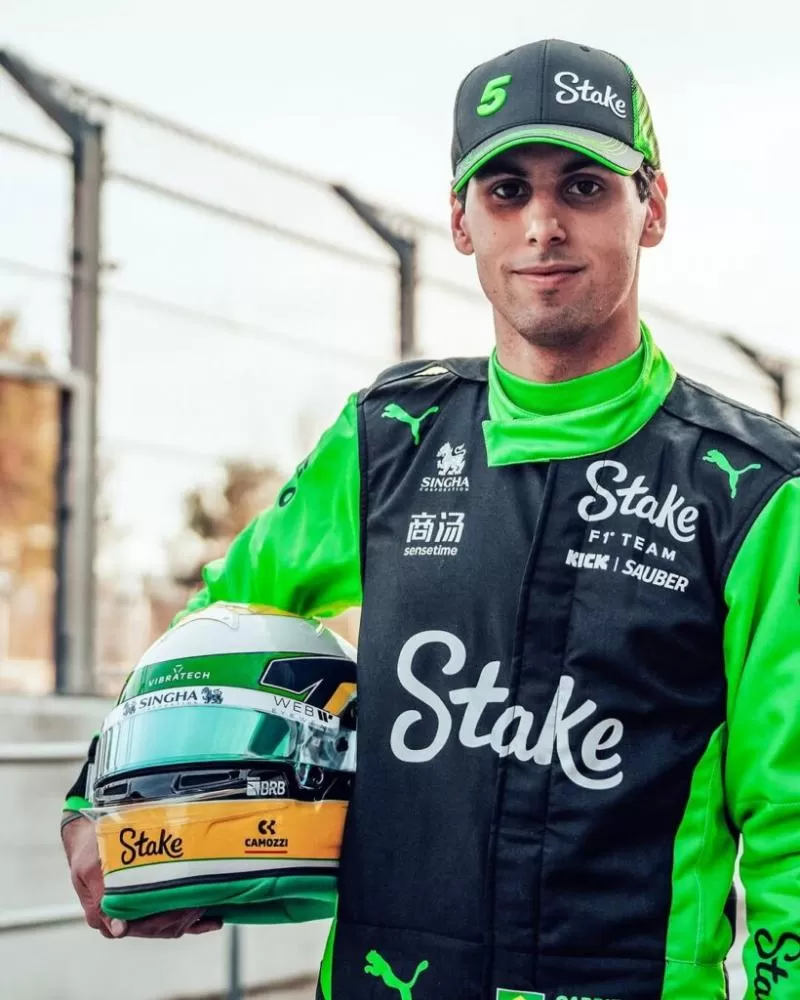 Gabriel Bortoleto surpreende no primeiro dia de testes pela Sauber e supera Niko Hulkenberg