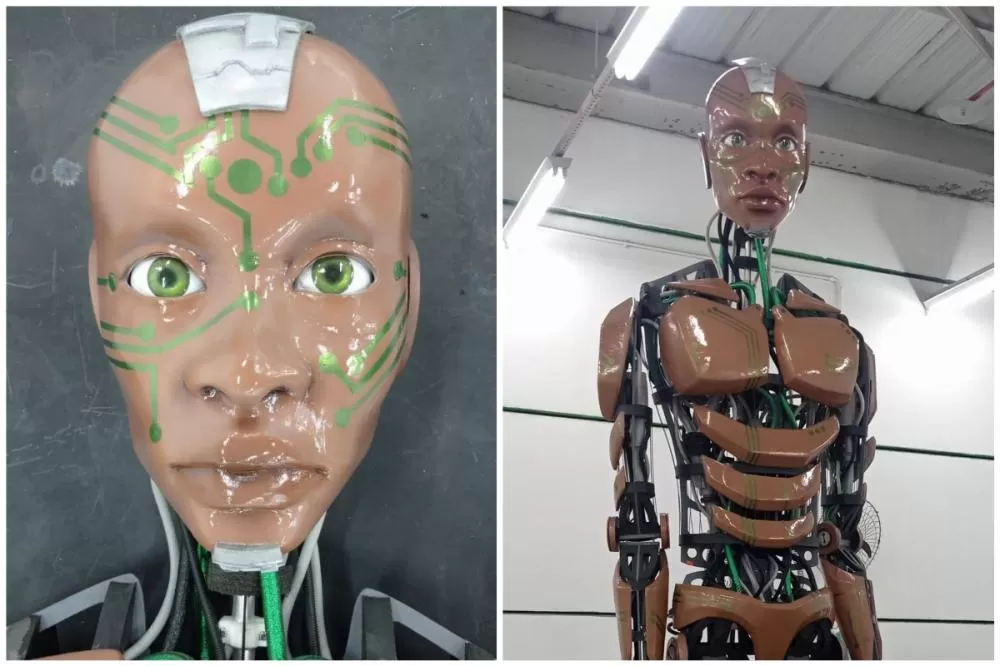 Irmãos de Ribeirão das Neves criam robô futurista para desfile da Mocidade na Sapucaí