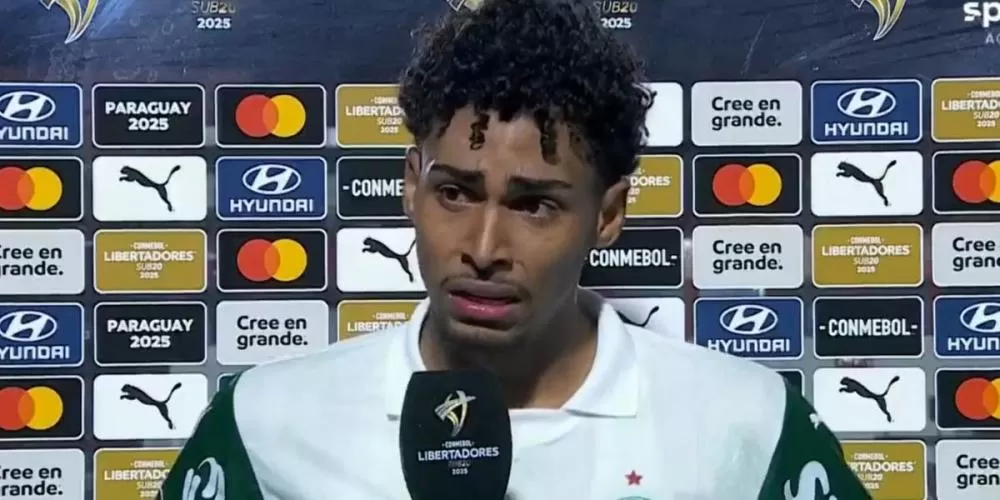 Luighi, atacante do Palmeiras, é vítima de racismo durante jogo pela Libertadores Sub-20