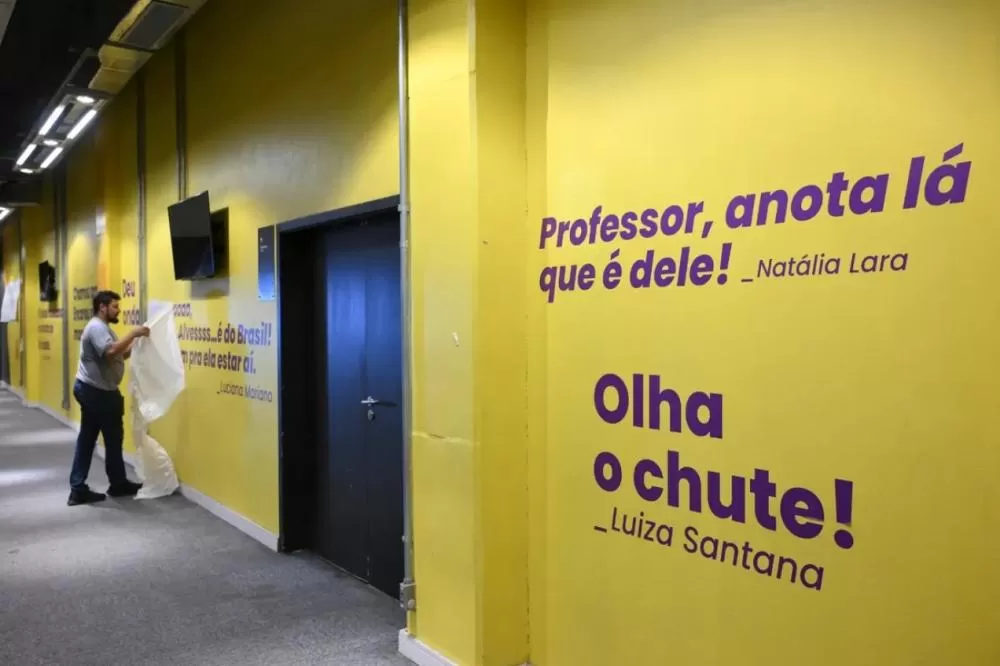 Mineirão inaugura espaço em homenagem a narradoras esportivas