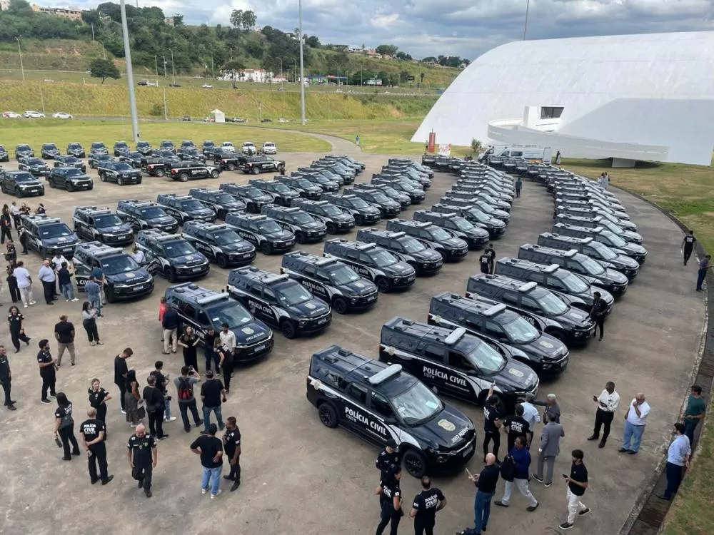 Governo de Minas entrega 103 novas viaturas para a Polícia Civil com investimento de R$ 18,2 milhões
