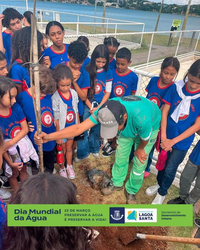 Prefeitura de Lagoa Santa realiza atividades de conscientização no Dia Mundial da Água