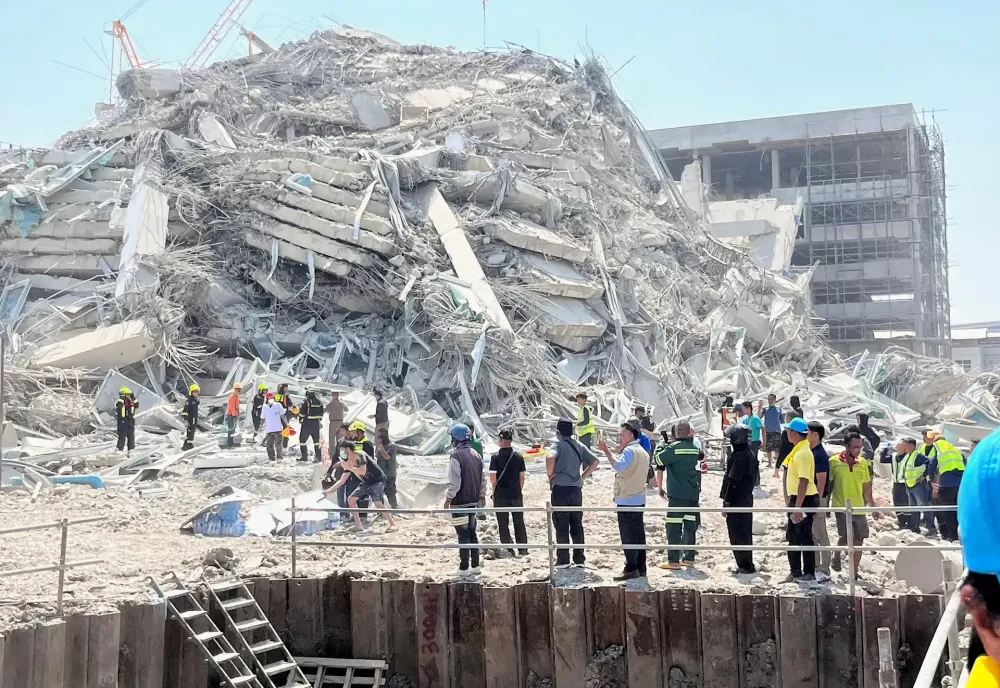 Terremoto de magnitude 7,7 atinge Mianmar e causa destruição na Tailândia e China